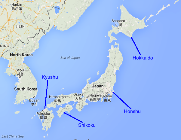 Город и порт на острове хонсю. Порт Osaka Япония на карте. Остров Хоккайдо на карте Японии. Japan 4 Islands.