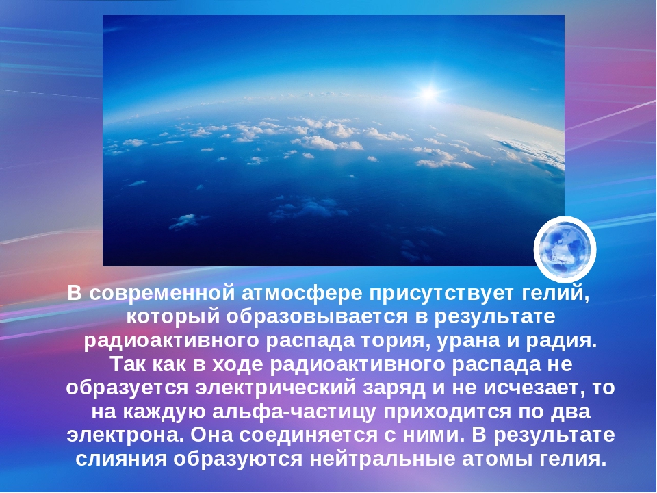 Атмосферный 5. Атмосфера земли презентация. Современная атмосфера земли. Гелий в атмосфере. Образование современной атмосферы.