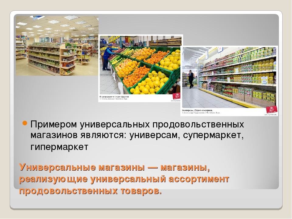 Ассортимент продуктового магазина список