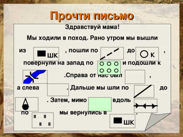 Из поселка дубки туристы отправились к шоссе используя условные знаки на плане опиши местность