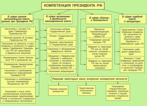 Президент рф схема по конституции