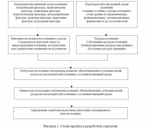 Разработка проекта по формированию стратегии организации